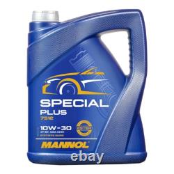 MAHLE Inspection set 5 L MANNOL Special Plus 10W-30 for Audi Cabriolet 2.6