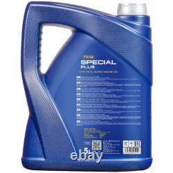 MAHLE Inspection set 5 L MANNOL Special Plus 10W-30 for Audi Cabriolet 2.6