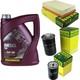 Mann-filter Inspection Set 5l Mannol Diesel Tdi 5w-30 For Audi Cabriolet 2.0