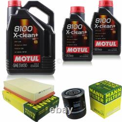 MANN-FILTER Inspection Set Motul 7L 5W-30 for Audi Cabriolet 2.6 2.8 A6