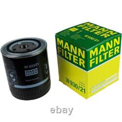 MANN Inspection Set 5L MANNOL Ceramic 5W-40 for Audi Cabriolet 2.6 2.8 Coupe