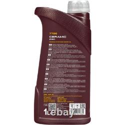 MANN Inspection Set 7L MANNOL Ceramic Pro 10W-40 for Audi Cabriolet 8G7 B4 MANN Inspection Set 7L MANNOL Ceramic Pro 10W-40 for Audi Cabriolet 8G7 B4