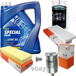 Mahle Inspection Set 5 L Mannol Special Plus 10W-30 for Audi Cabriolet 2.3 E