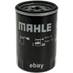 Mahle Inspection Set 5L Liqui Moly 5W-30 Top Tec 4200 for Audi Cabriolet 2.3