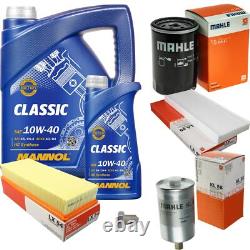 Mahle Inspection Set 6 L Mannol Classic 10W-40 for Audi Cabriolet 2.3 E Coupe Mahle Inspection Set 6 L Mannol Classic 10W-40 for Audi Cabriolet 2.3 E Coupe