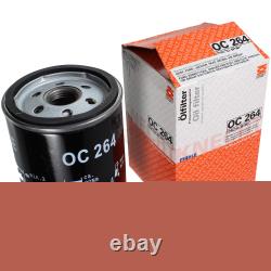 Mahle Inspection Set 6 L Mannol Elite 5W-40 for Audi Cabriolet 2.6 2.8 Coupe