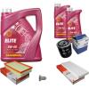 Mahle Inspection Set 7 L Mannol Elite 5w-40 For Audi Cabriolet 2.6 2.8 Coupe