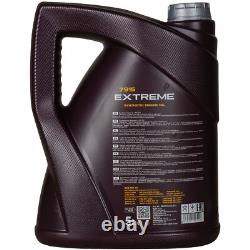 Mahle Inspection Set 7L Mannol 5W-40 Extreme for Audi Cabriolet 2.6 2.0 E 2.8