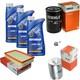 Mahle Inspection Set Mannol Engine Oil Defender 10w-40 3 L For Audi Cabriolet