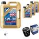 Mahle Oil Filter 8 Liqui Moly Longlife Iii 5w-30 For Audi Cabriolet 2.6 A6
