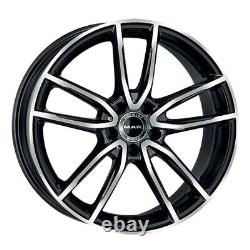 Mak Evo Wheels Rims for Audi S5 Cabrio Coupe Sportback 8x19 5x112 Black Qcc