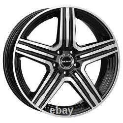 Mak Lewis Wheel Rims for Audi S5 Convertible Coupe Sportback 9x19 5x112 Black