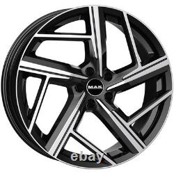 Mak Qvattro Wheels Rims for Audi S5 Cabrio Coupe Sportback 9x20 5x112 Black
