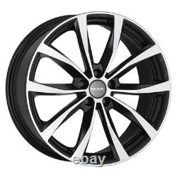Mak Wolf Wheel Rims for Audi S5 Cabrio Coupe Sportback 7.5x17 5x112 Black