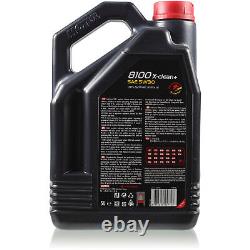 Man Inspection Set 5L Motul 8100 X-Clean + 5W-30 for Audi Coupe 2.0 Cabriolet