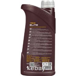 Mann-Filter Inspection Set 6L Mannol Elite 5W-40 for Audi Cabriolet 2.6 2.8