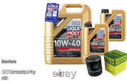 Mann-Filter Oil Filter 7 LIQUI MOLY 10W-40 Lightweight for Audi Cabriolet 2.6