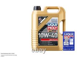 Mann-Filter Oil Filter 7 LIQUI MOLY 10W-40 Lightweight for Audi Cabriolet 2.6