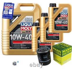 Mann-Filter Oil Filter 8 LIQUI MOLY 10W-40 Lightweight for Audi Cabriolet 2.6