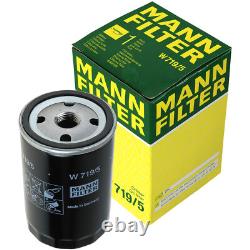 Mann Oil Filter 10 L VW engine 0W-30 Longlife (III) Fe for Golf I Cabriolet