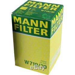 Mannol 5l Energy 5w-30 Premium + Mann-filter Filter Audi Cabriolet 8g7 B4 2.6