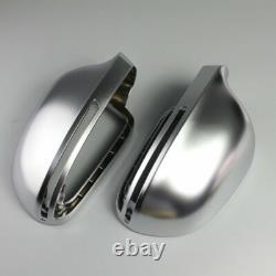 Matte gray side mirror covers for AUDI A5 B8 S5 RS5 Cabriolet Coupe #1