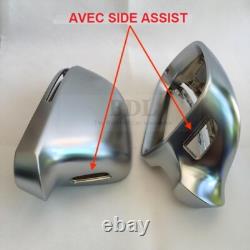 Matte gray side mirror covers for AUDI A5 B8 S5 RS5 Cabriolet Coupe #1