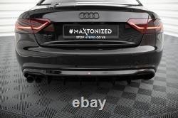Maxton Full Rear Diffuser Audi A5 Coupe / Cabrio S-Line 8T Double Version