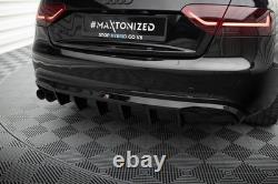 Maxton Full Rear Diffuser Audi A5 Coupe / Cabrio S-Line 8T Double Version