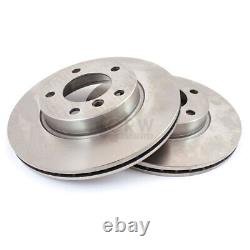 NK Front Vented Brake Disc Lot + Pad for Audi Coupe Cabriolet