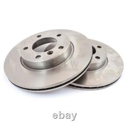 NK Lot Ventilated Front Brake Discs + Pads for Audi Coupe Cabriolet