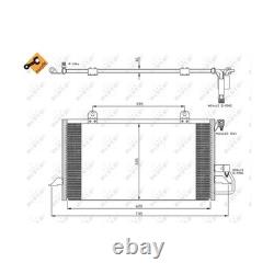 NRF Air Conditioning Condenser 35248 for Audi Coupe B3, 80 B4, Cabriolet
