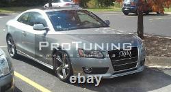 Neuf Pair De Côté Skirts / Threshold Covers V Style For Audi A5 8t Coupé/cabriolet