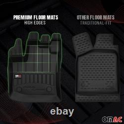 OMAC rubber floor mats for Audi A5 8T3 8F7 Cabrio Coupé 07-17 Premium