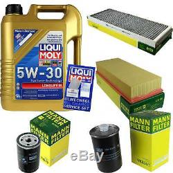 On Revision Filter Liqui Moly Oil 5l 5w-30 Audi Cabriolet 8g7 B4 2.3