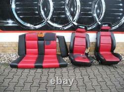 Original Audi 80 Coupé Cabriolet 8g Seat Modules Red Leather Equipment