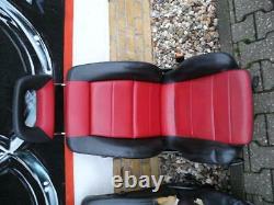 Original Audi 80 Coupé Cabriolet 8g Seat Modules Red Leather Equipment