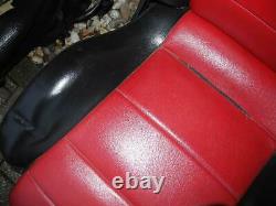 Original Audi 80 Coupé Cabriolet 8g Seat Modules Red Leather Equipment