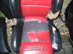 Original Audi 80 Coupé Cabriolet 8g Seat Modules Red Leather Equipment