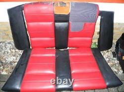 Original Audi 80 Coupé Cabriolet 8g Seat Modules Red Leather Equipment