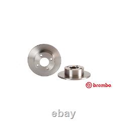 Pair Audi Coupe' Brembo Rear Brake Discs For 443615601
