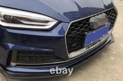 Polished Black Splitter Suitable For Audi A5 F5 2016-2019 Sportback Coupe Cabrio