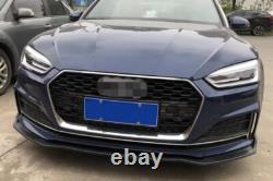 Polished Black Splitter Suitable For Audi A5 F5 2016-2019 Sportback Coupe Cabrio