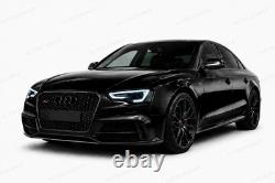 RS5-Style Front Grille for Audi A5 Coupe Cabriolet Sportback (2012-2017) Gloss Black