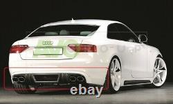 Rear Pare Chocs Diffuser For Audi A5 Coupé Cabriolet 3d 07-16 Tuning