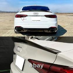 Rear Trunk Aileron Audi 5 Coupe Cabriolet Spoiler Carbon Fiber Blade R