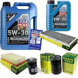 Review Liqui Moly Oil Filter 6l 5w-30 Audi Cabriolet 8g7 B4 2.6 2.0