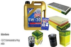 Revision Filter LIQUI MOLY Oil 5L 5W-30 for Audi Cabriolet 8G7 B4 2.0 S De