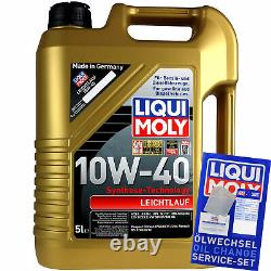 Revision Filter Liqui Moly Oil 5l 10w-40 For Audi Cabriolet 8g7 B4 2.0 E