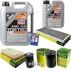 Revision On Oil Filters Liqui Moly 5w-6l 30 Audi Cabriolet 8g7